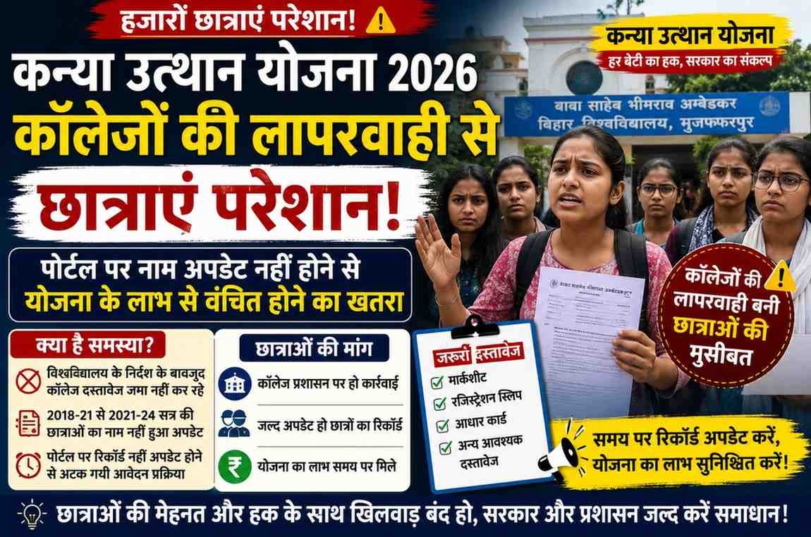 Mukhyamantri Kanya Utthan Yojana 2026