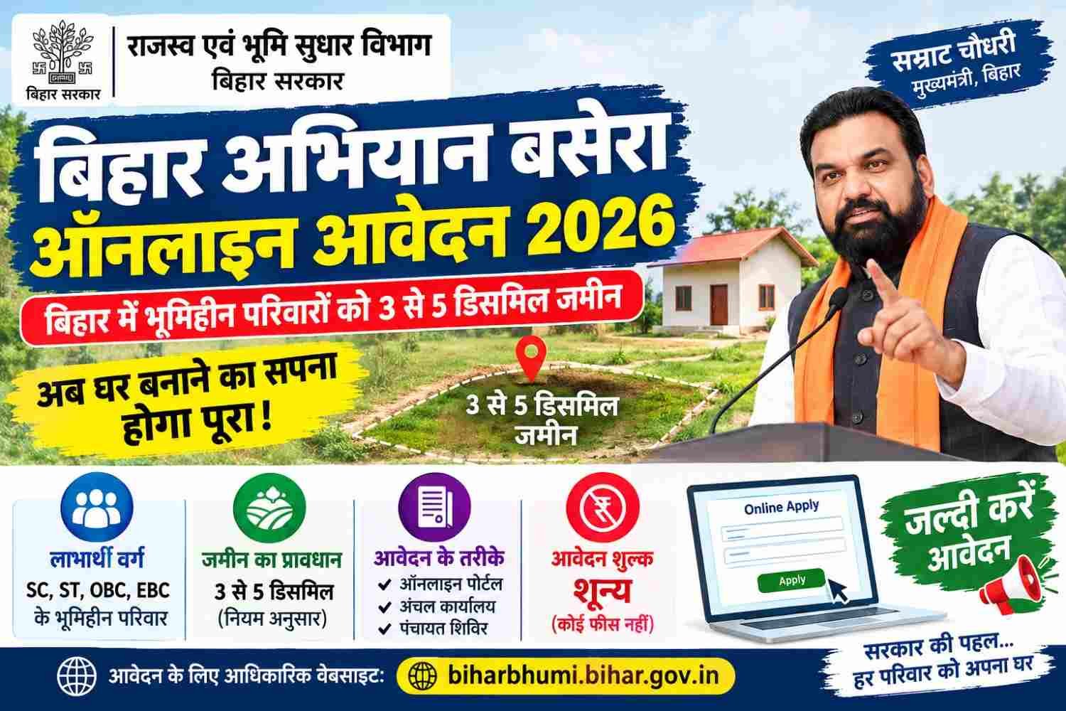 Bihar Abhiyan Basera 2026