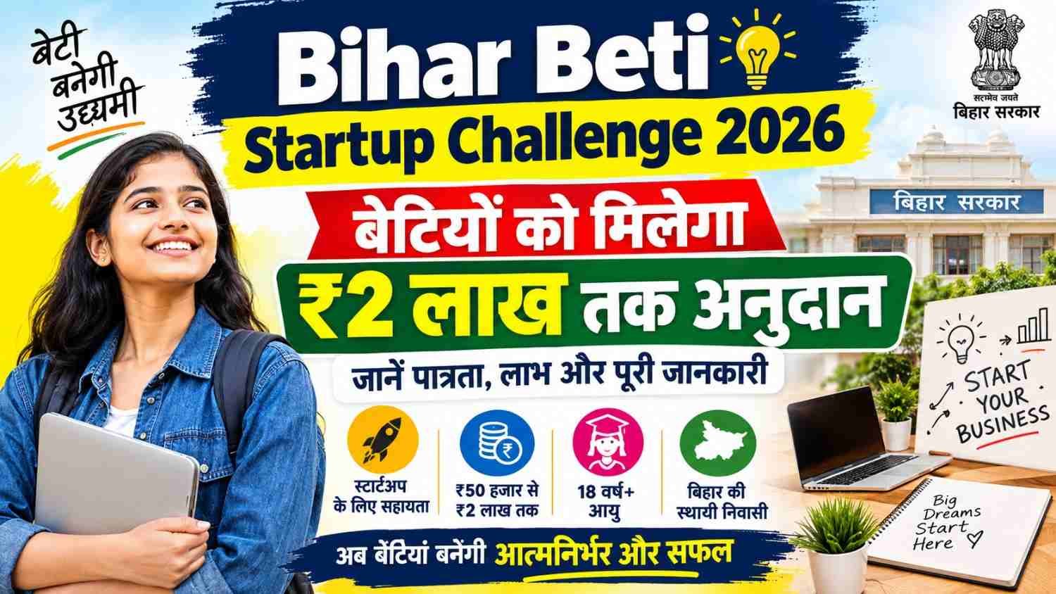 Bihar Beti Startup Challenge 2026