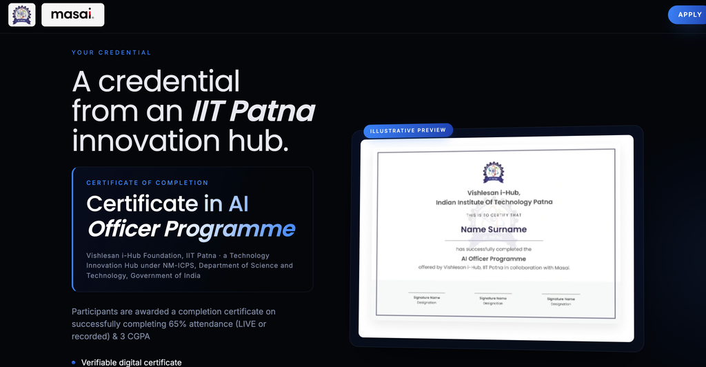 IIT Patna AI Course 2026: बिना Coding के सीखें Generative और Agentic AI, Google-Microsoft एक्सपर्ट्स देंगे ट्रेनिंग 1 IIT Patna AI Course 2026