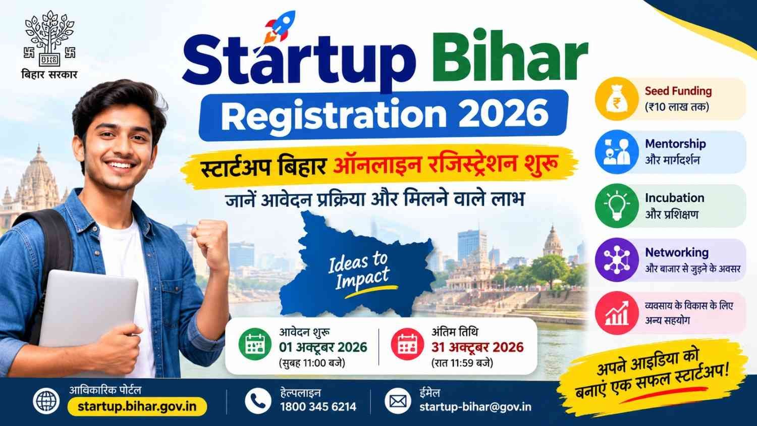 Startup Bihar Registration 2026