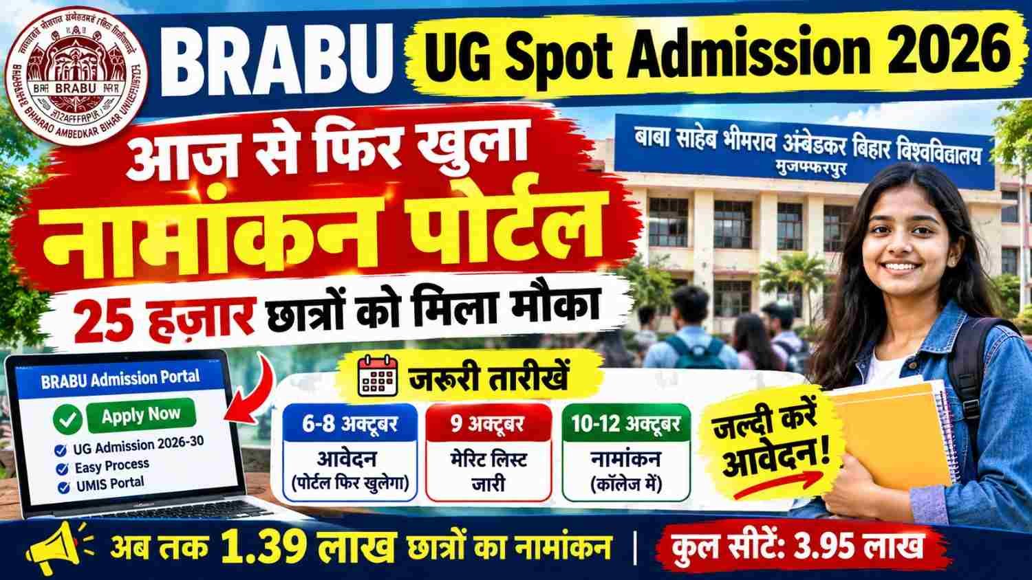 BRABU UG Spot Admission 2026